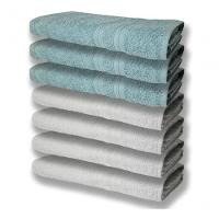 7 Toalhas Felpudas E Grossa 80x150 4 Branco 3 Verde - 1