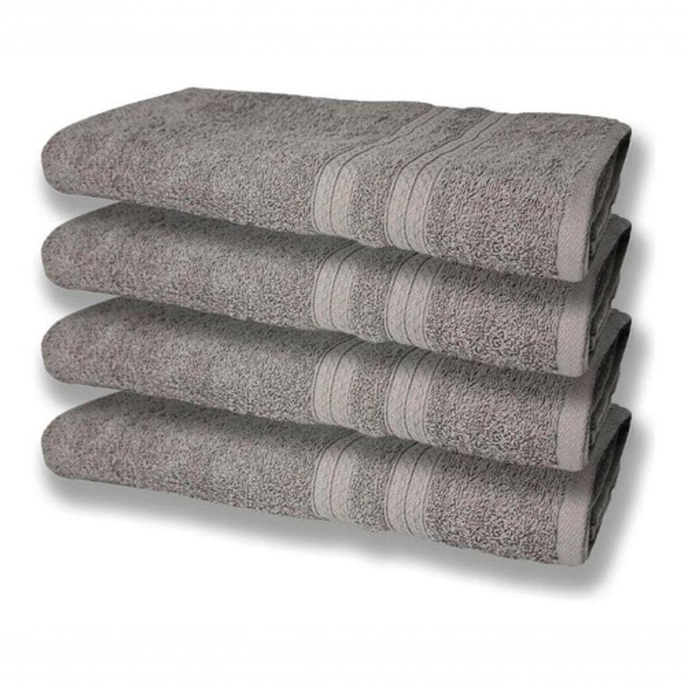 8 Toalhas Grande Felpudas E Grossa 80x150 4 Azul 4 Cinza - 4