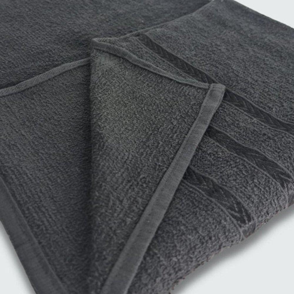 Jogo De Toalha Banho 6 Peças Verona 100% Algodão Preto - 2