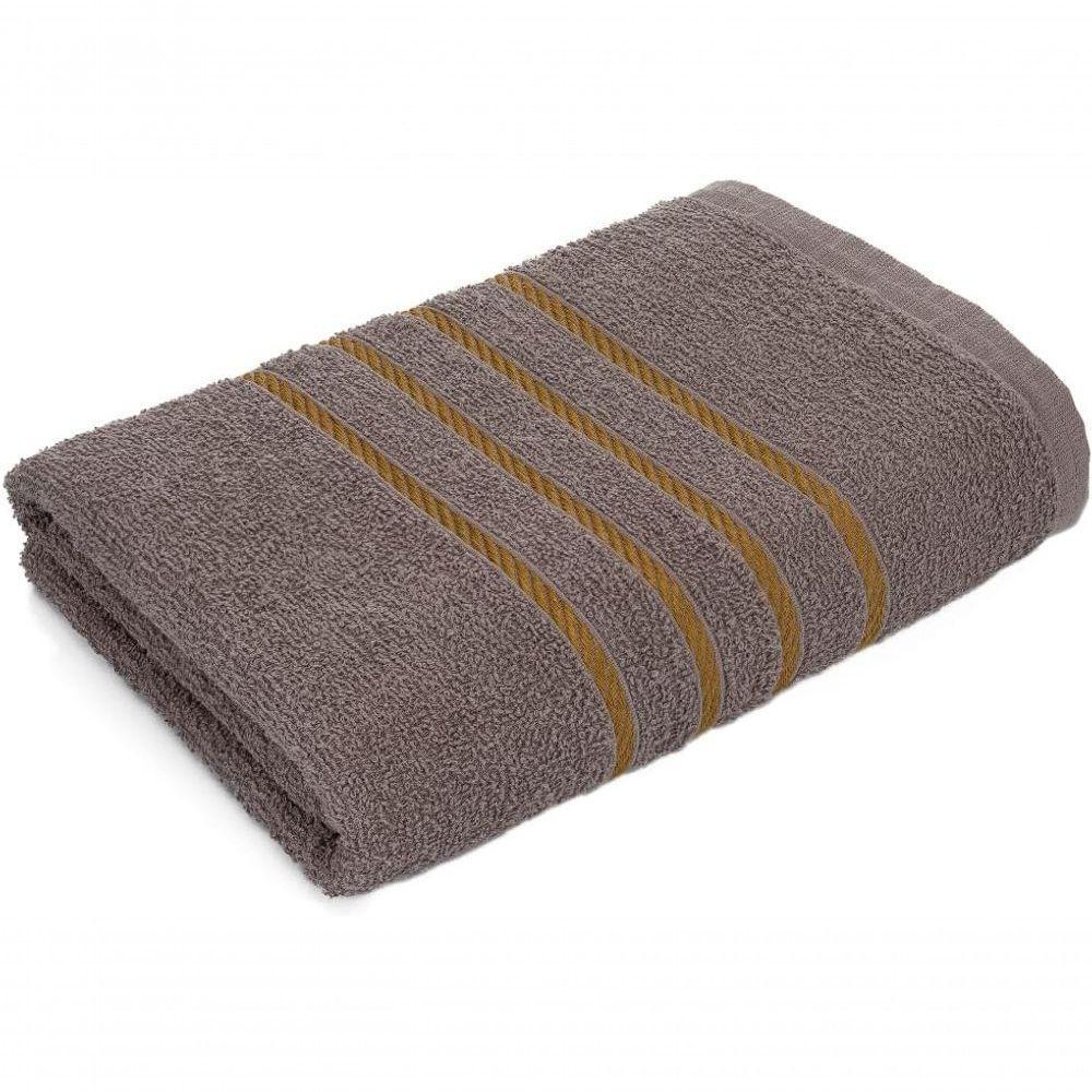 Jogo De Toalha Montreal 2 Banhão + 2 Rosto + 2 Tapete Piso Luxuoso 100% Algodão Cinza - 6