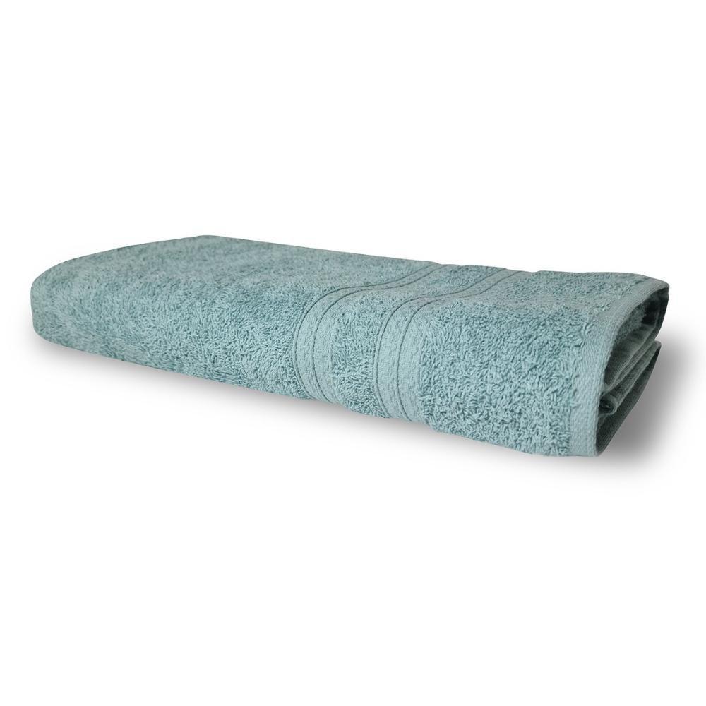 Kit Com 6 Toalhas Banho 430g/m² Grande Grossa 80x150cm Itália Soft - Verde - 3