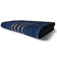 Kit 8 Toalhas Grandes Montreal 4 Banhos 4 Rostos Azul+marrom