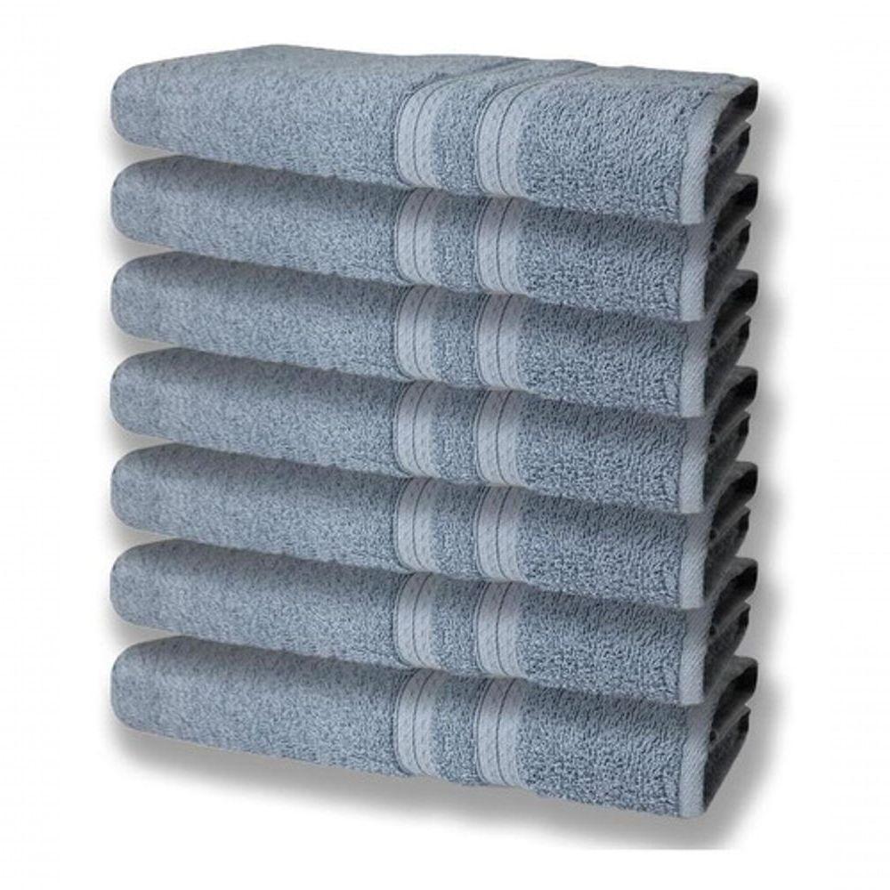 7 Toalhas Grande Super Felpudas E Grossa 80x150 Azul - 1