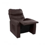 Poltrona Reclinável Punto 1 Lugar Sintético Marrom Matrix - 2