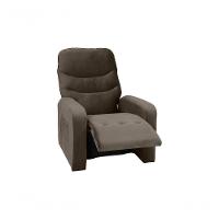 Poltrona Reclinável Punto 1 Lugar Veludo Marrom Matrix - 3