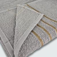 Jogo De Toalha 8 Pe?as Cole??o Montreal 100% Algod?o Azul+cinza - 2