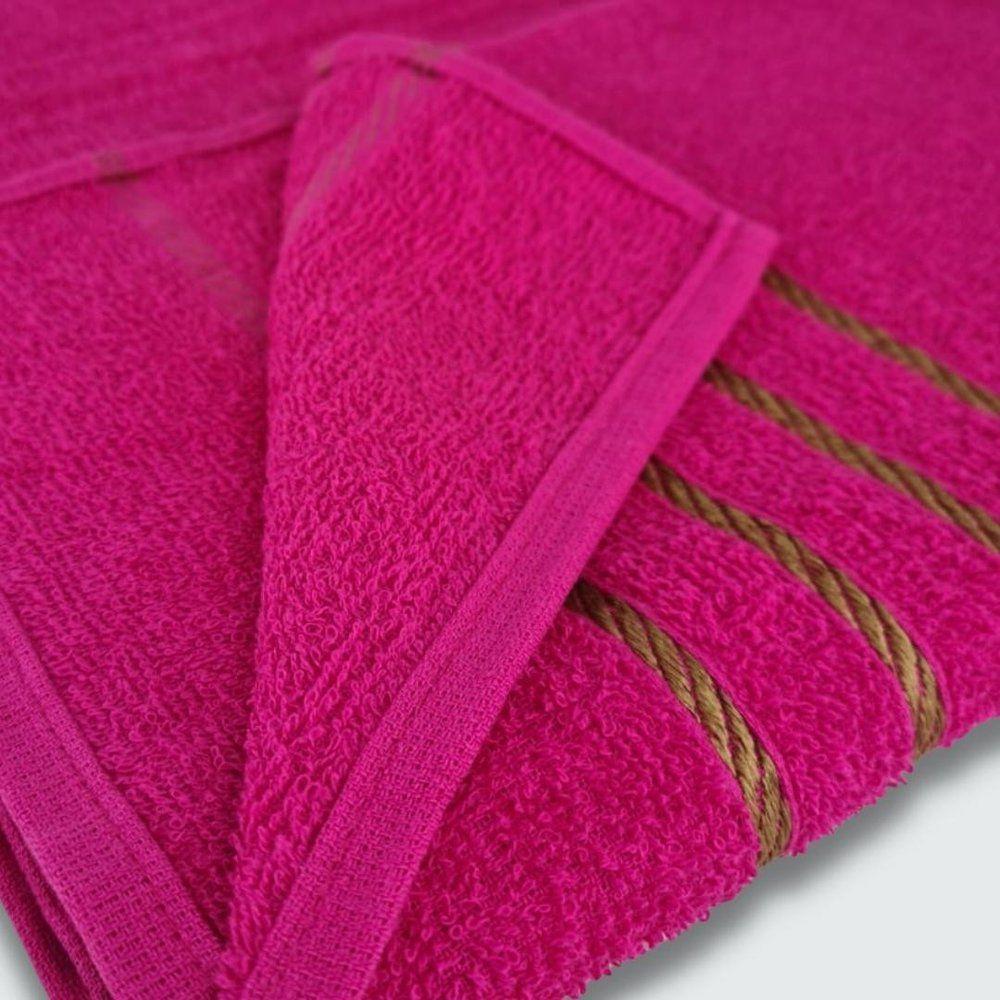 Jogo De Toalha 8 Pe?a Cole??o Montreal 100% Algod?o Azul+rosa - 2