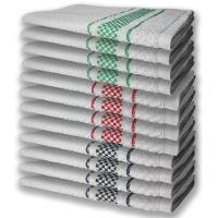 12 Panos De Prato Atoalhado Felpudo Premium Pr+vm+vd - 1