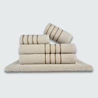 Jogo De Toalhas 10 P?s Cole??o Montreal 100% Algod?o Bege+verde - 3