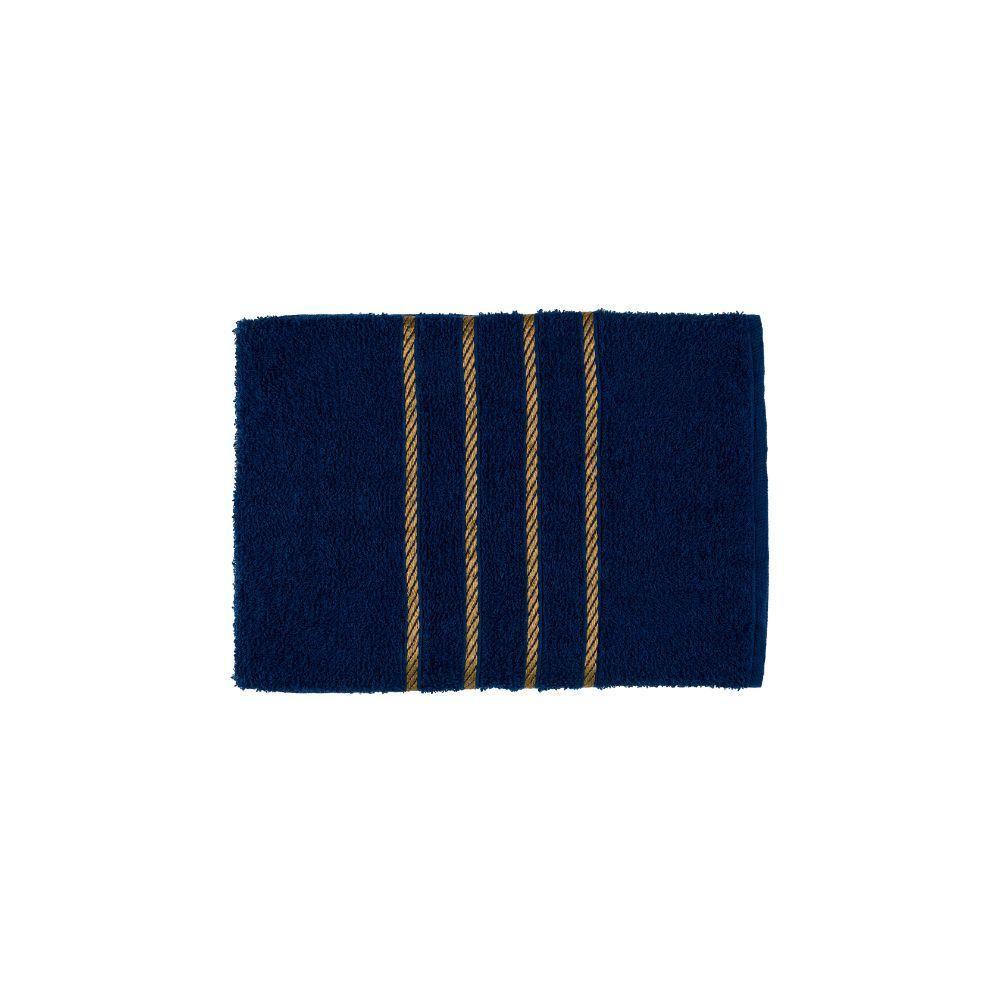 Toalha Para Lavabo Montreal Beka 330 G/m² 45x70 Cm Azul Escuro - 4