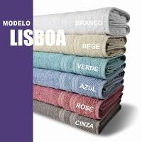 Kit 5 Toalhas De Banho 430g/m² Grande Grossa 80x150cm Lisboa Bege