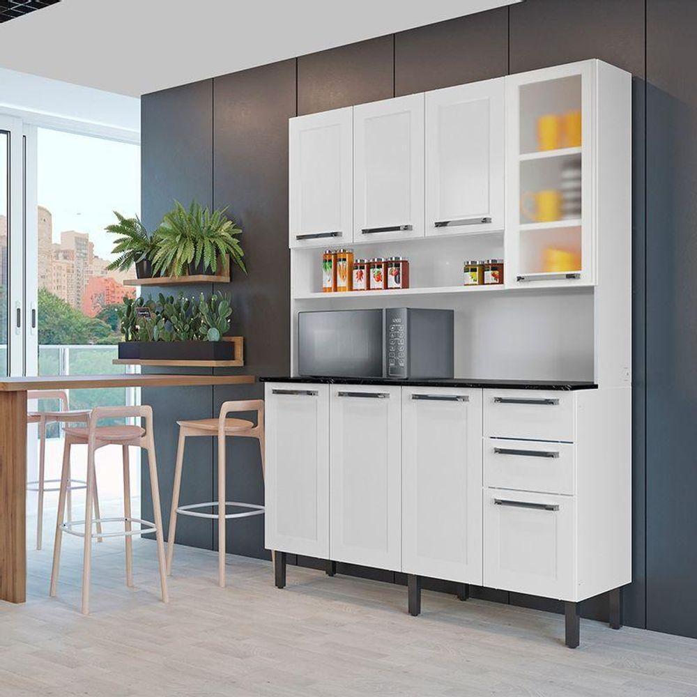 Armário de Cozinha Compacta Itatiaia 8 Portas 2 Gavetas - 1