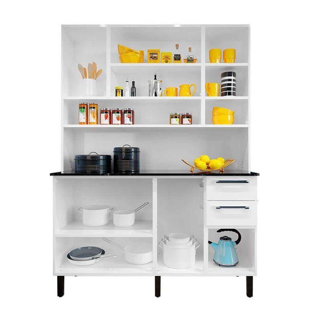 Armário de Cozinha Compacta Itatiaia 8 Portas 2 Gavetas - 3