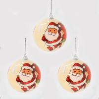 Kit 24 Bola De Natal árvore De Natal Enfeite Papai Noel 75mm - 3