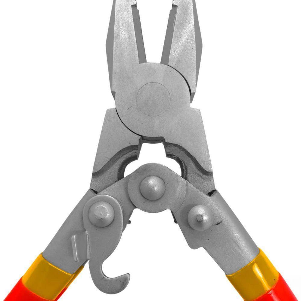 Alicate Universal Dupla Força 20cm Emborrachado Com Trava De Segurança - 2