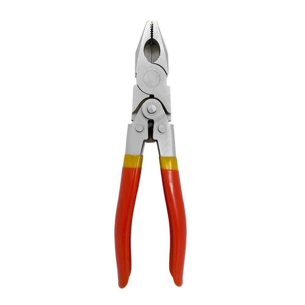 Alicate Universal Dupla Força 20cm Emborrachado Com Trava De Segurança - 4