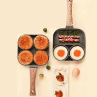 Frigideira 3 Divisórias Antiaderente Elétrico Gás Sem óleo - 3