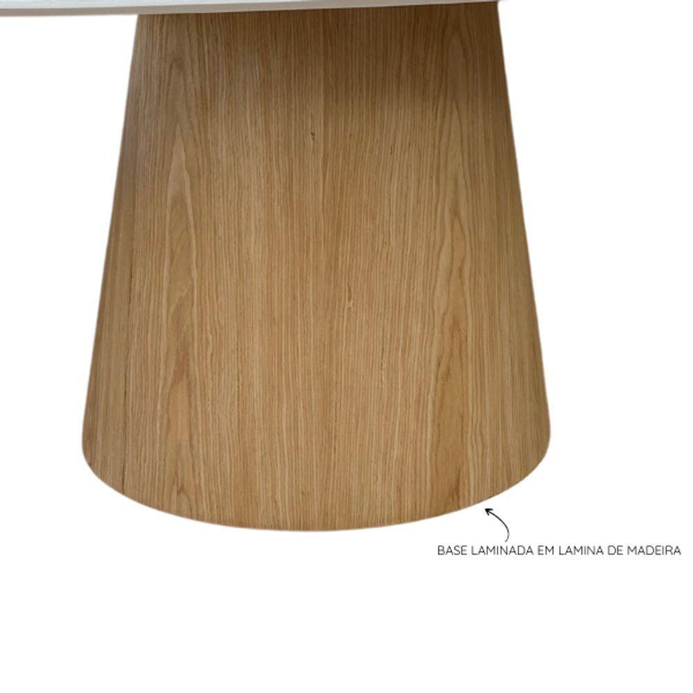 Mesa De Jantar Cone Oval Orgânica 160x90cm - 2