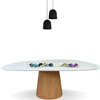 Mesa De Jantar Cone Oval Orgânica 160x90cm - 3