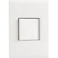 Conjunto 4x2 Com 1 Interruptor Bipolar Tramontina Liz 25 A 250 V Branco - 1