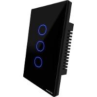 Interruptor Touch Smart Tramontina Preto Com 3 Canais - 4