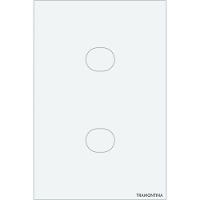 Interruptor Touch Smart Tramontina Branco Com 2 Canais - 3
