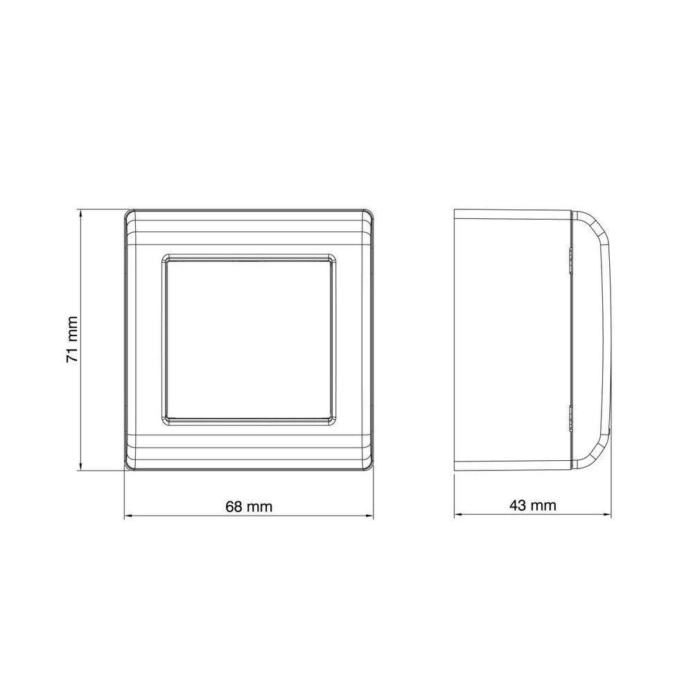 Caixa De Sobrepor Com 1 Interruptor Simples 10 A 250 V E 1 Tomada 2p+t 10 A 250 V Tramontina Lizflex Branca - 3