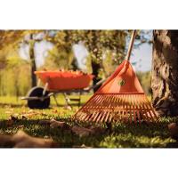 Vassoura Com 22 Dentes Tramontina Em Polipropileno Laranja Com Cabo De Madeira 120 Cm - 3