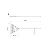 Vassoura Com 22 Dentes Tramontina Em Polipropileno Laranja Com Cabo De Madeira 120 Cm - 4