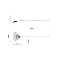 Vassoura Fixa Com 22 Dentes Tramontina Em Aço Com Cabo De Madeira 120 Cm - 3