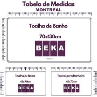 Jogo De Toalhas 6 Pçs - 2 Banho 2 Rosto 2 Piso Montreal 100% Algodão Cinza. - 2