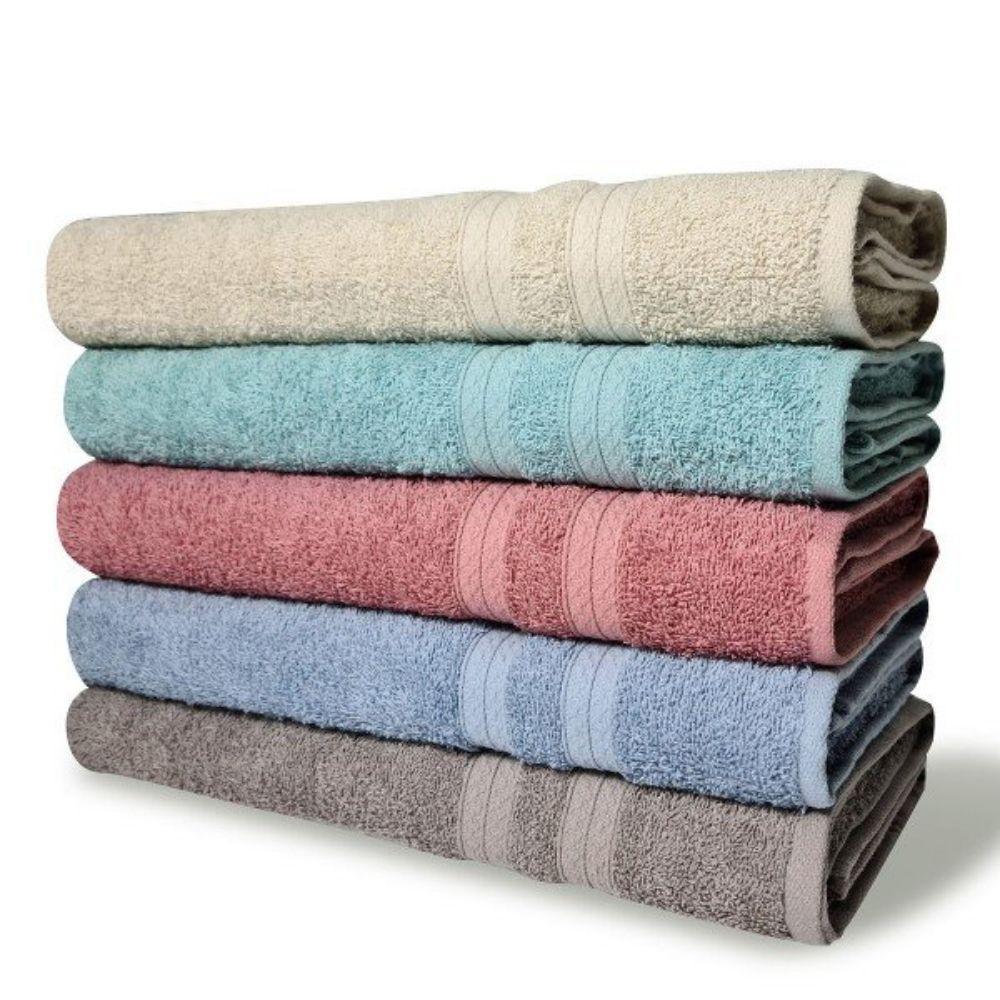 Kit 5 Toalhas Super Grossa Felpuda E Macia 80x150cm Beka Sortidos - 1