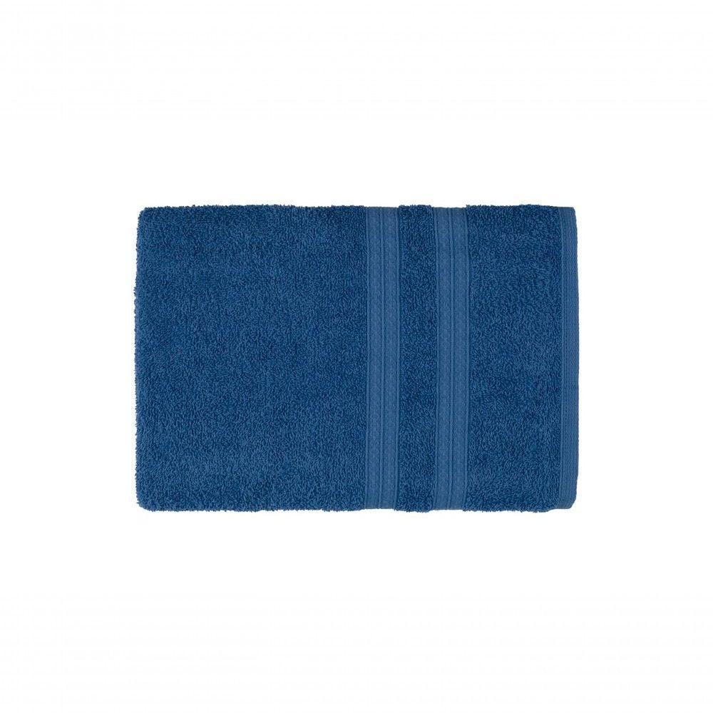 Jogo De Toalha 2 Banho 2 Rosto 1 Piso - 5pçs Coleção Montreal 100% Algodão Azul - 4