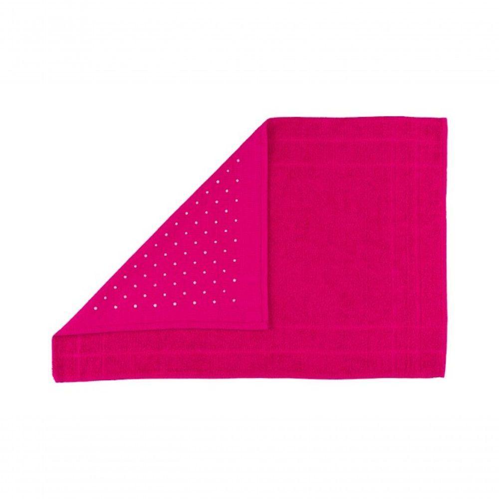 Jogo De Toalha 2 Banho 2 Rosto 1 Piso - 5pçs Coleção Montreal 100% Algodão Rosa - 4