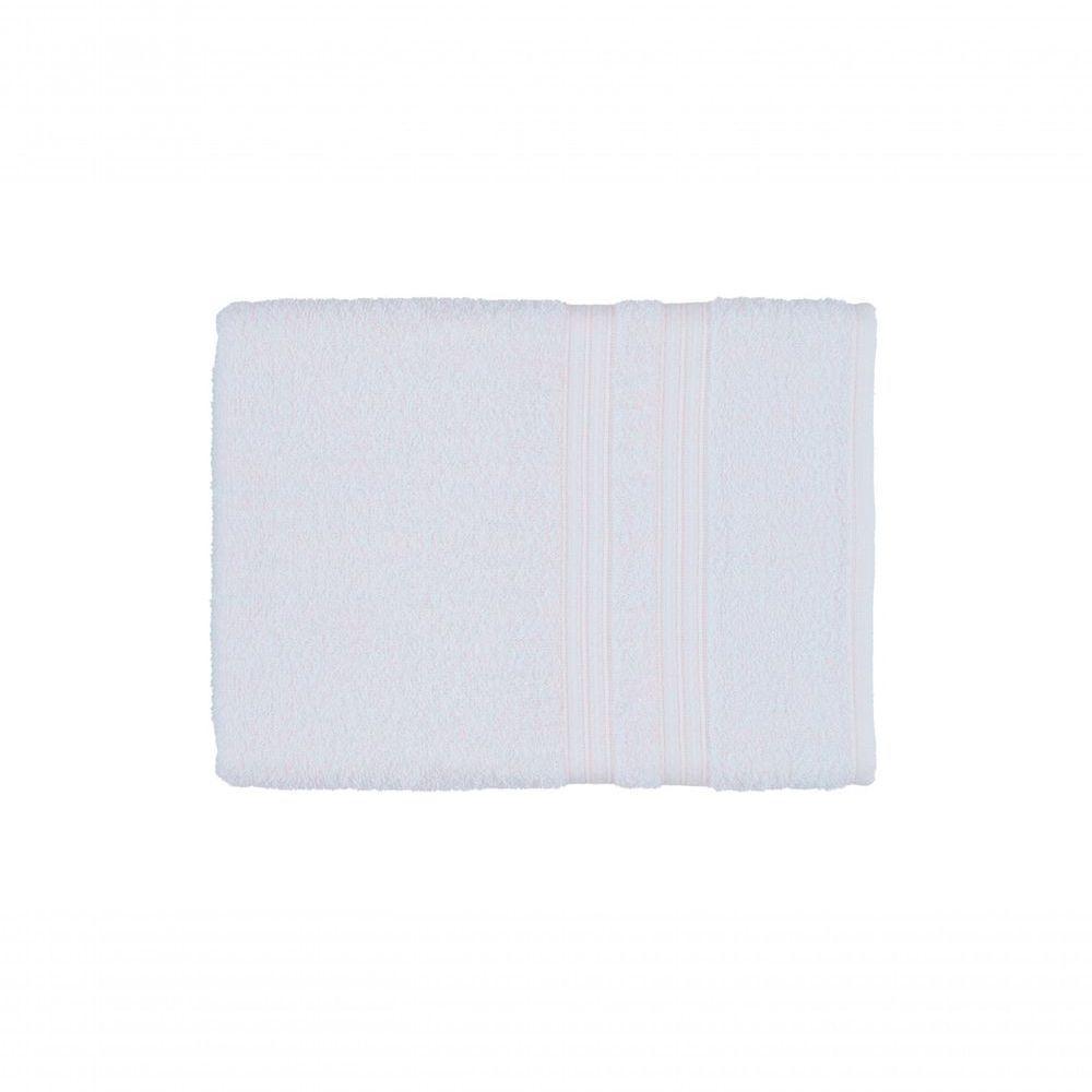 Jogo De Toalha Montreal 2 Banho 2 Rosto 1 Piso - 5pçs 100% Algodão Branco - 3