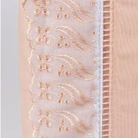 Jogo Cama Lençol Paris Queen Percal 180 Fios 100% Algodão Lese Bordada 3 Peças - Salmão - 3