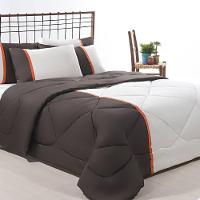 Enxoval Edredom + Jogo De Cama Queen Aconchego Premium 06 Peças Marrom- Palha - 1