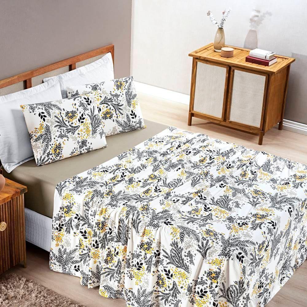 Jogo De Cama Malha King Quality 04 Peças Blossom - 2