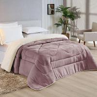 Edredom Coberdrom Sherpa/manta Queen Conforto 01 Peça Cor:rosa - 3