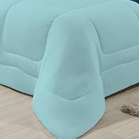 Edredom Dupla Face 100% Algodão Malha Queen Gran Moratta 01 Peça - Azul/ Marinho - 3