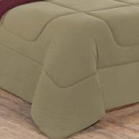 Kit Edredom Malha 100% Algodão Gran Moratta 2 Peças Solteiro - Avelã-vinho - 3