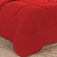 Edredom Malha 100% Algodão Gran Moratta 1 Peça King - Vermelho-vermelho - 3