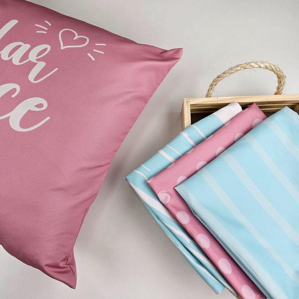 Kit 4 Capas De Almofada Decorativa Doce Lar Rosa - 3