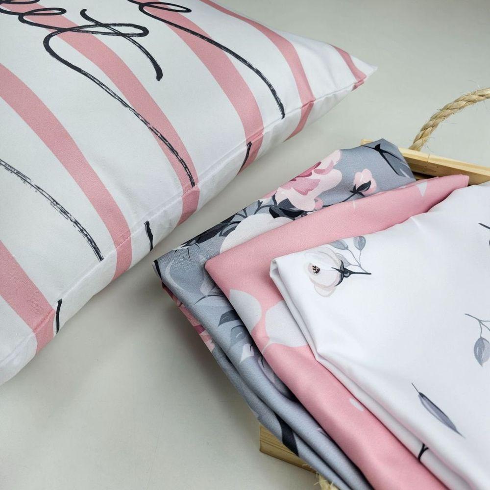 Kit 4 Capas De Almofadas Decorativa Home Sweet Rosas - 3