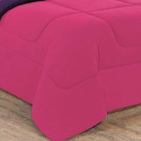 Kit Edredom Malha 100% Algodão Gran Moratta 3 Peças Queen - Pink -roxo - 3