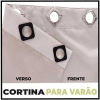 Cortina Sala E Quarto 5,50x2,30 Tecido Blackout Ana Palha - 2