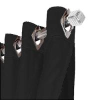 Cortina Sala E Quarto 8,50x2,30 Tecido Blackout Ana Preto - 5