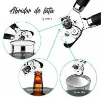 Abridor De Latas 3 Em 1 Ergonômico B-max Utilidade Na Sua Cozinha - 8
