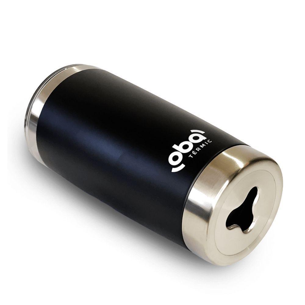 Copo Térmico Preto Com Tampa 591ml Acoplado Um Abridor De Garrafas - 3