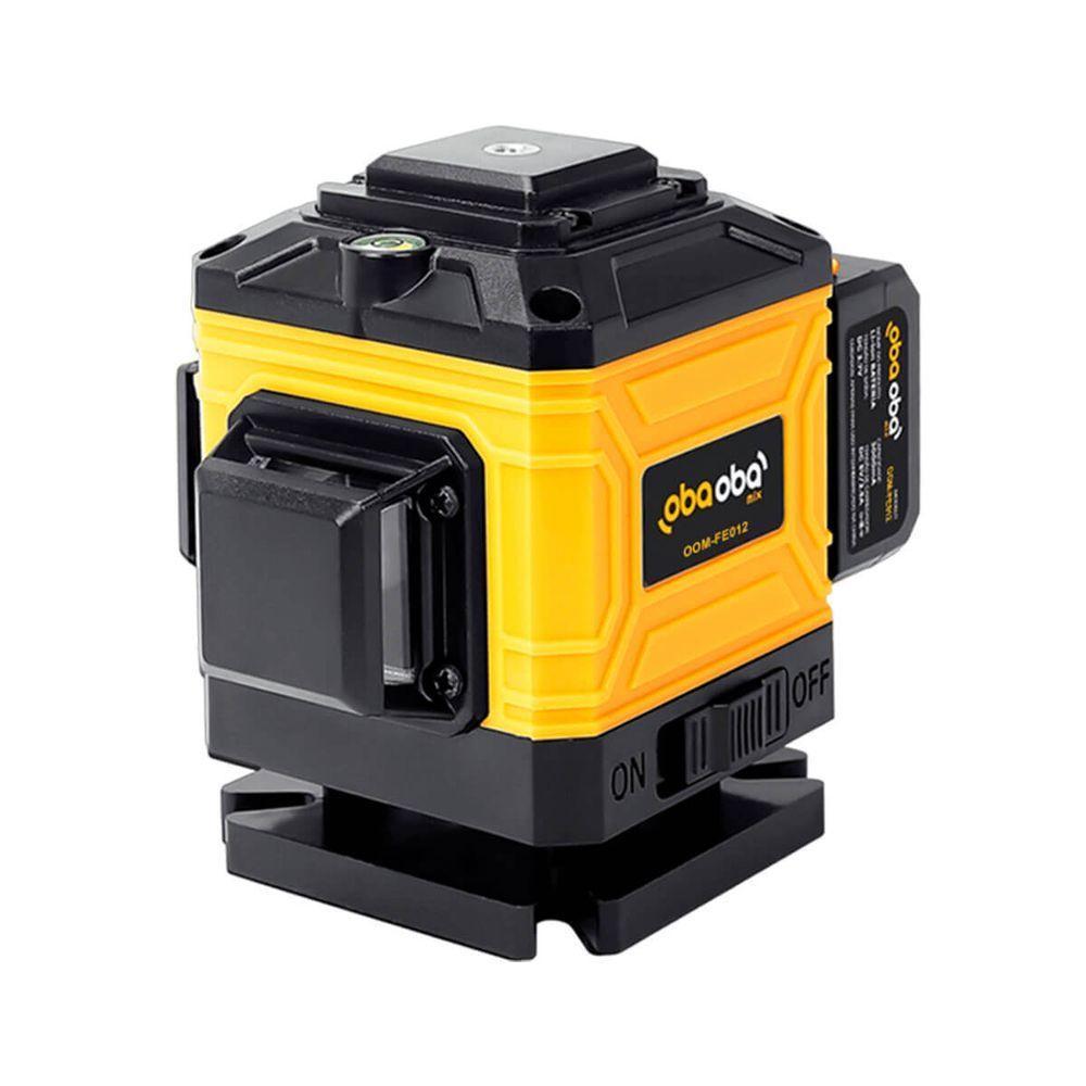 Nível Laser 3d Linha Verde Autonivelante Recarregável 12 Linhas Com Controle - 4